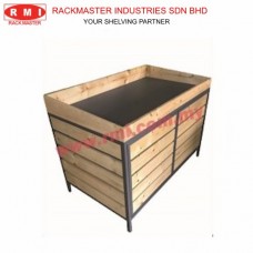 Rectangular F&V Rack c/w Pine Wood